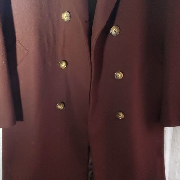 Double B full length Trench Coat 100%Wool - Picture 2 of 4